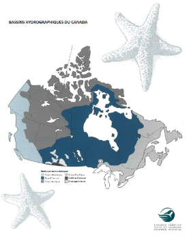 Bassins Hydrographiques du Canada.