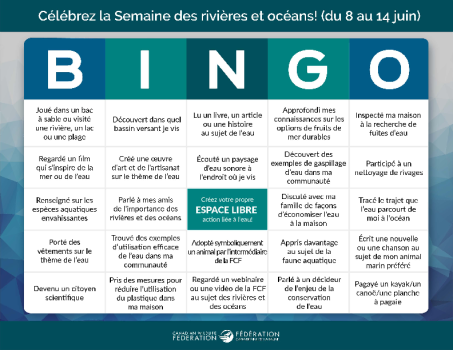 Rivières et océans (BINGO)