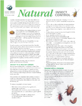 Natural Insect Control